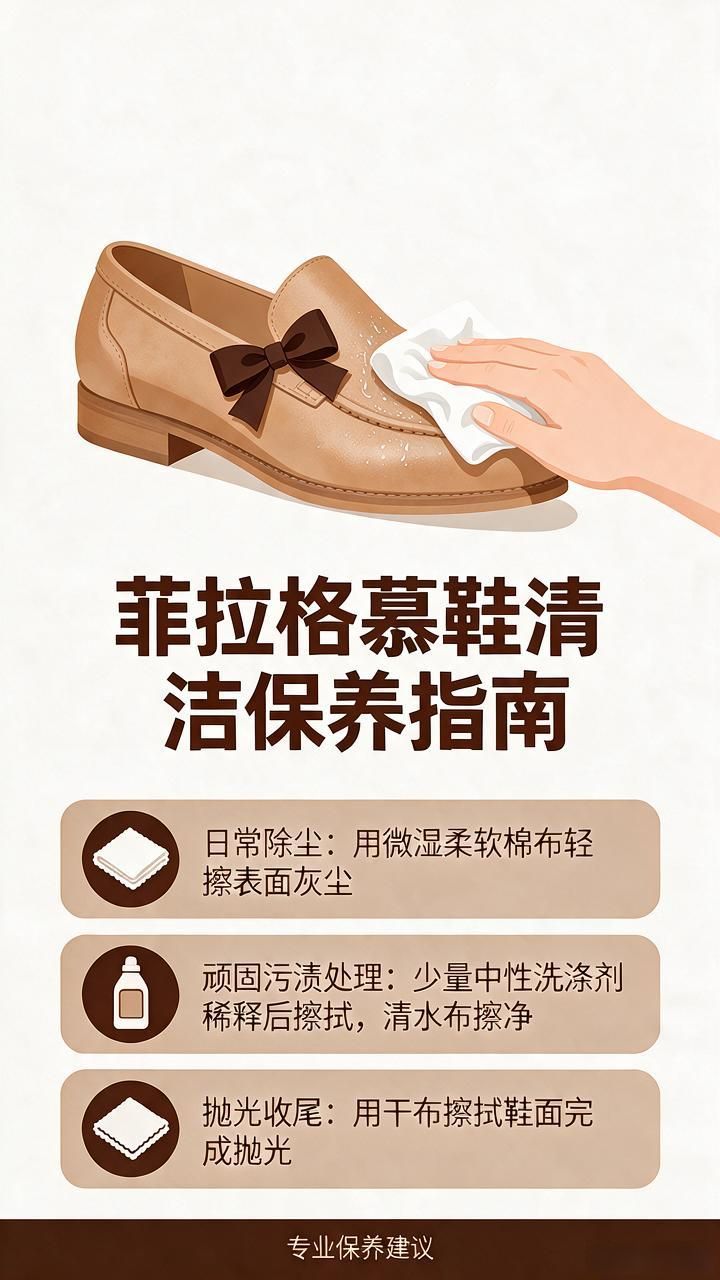菲拉格慕鞋清洗护理_菲拉格慕鞋清洗护理方法_光面真皮鞋保养技巧